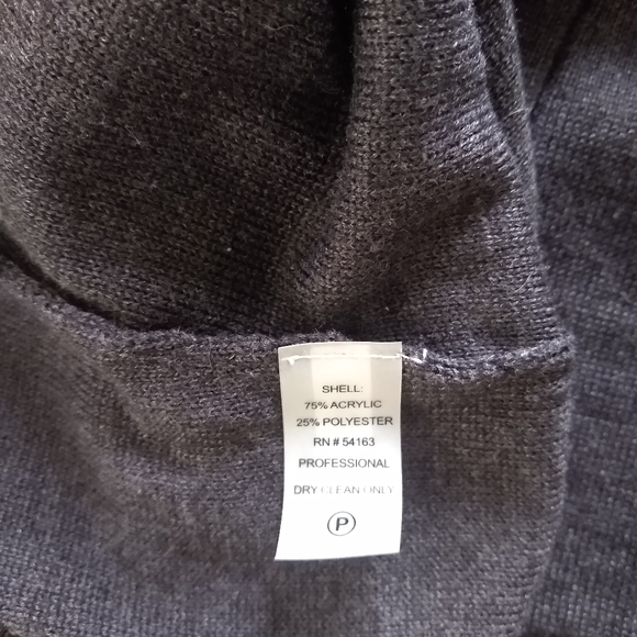 Calvin Klein long sleeve cable knit sweater dress fit & flair - Picture 5 of 5